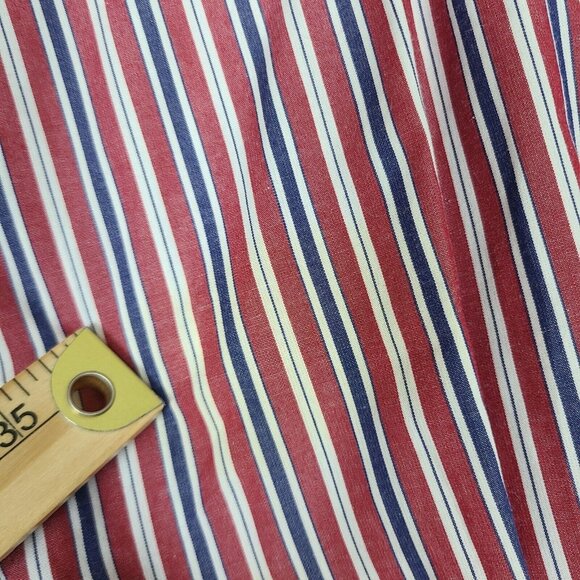 Polo Ralph Lauren Button Up Mens Red Blue White Curham Long Sleeve Sz 16.5 32/33 - Picture 3 of 5
